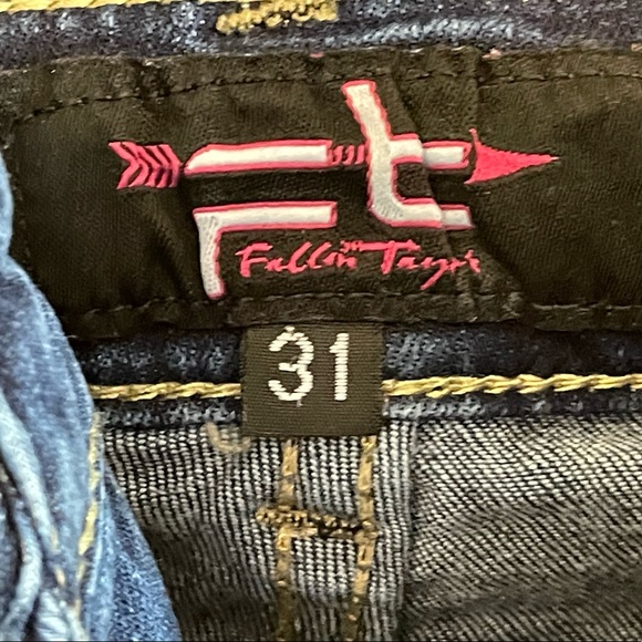 Fallon Taylor Ranch Dressin’ Serape Pocket Bootcut Jeans - Picture 4 of 6